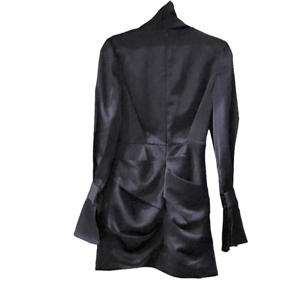 NWOT Acler Navy Draped Mini Dress sz 2 - Picture 5 of 8